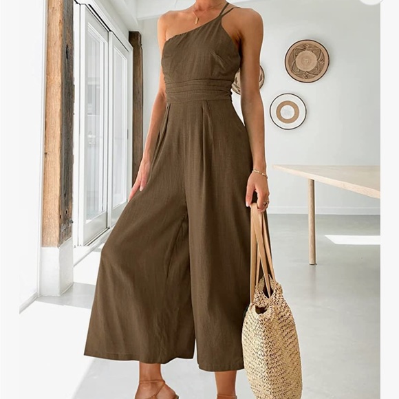 Anrabess wide leg jumpsuit. Size Small. - Picture 3 of 6